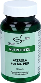 11A Nutritheke Acerola 500mg Pur Kapseln, 60 Stück