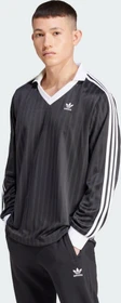 adidas Adicolor Piqué Football Shirt langarm schwarz (Herren)