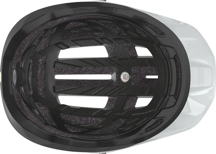 Scott Stego Plus Helm white glossy/black