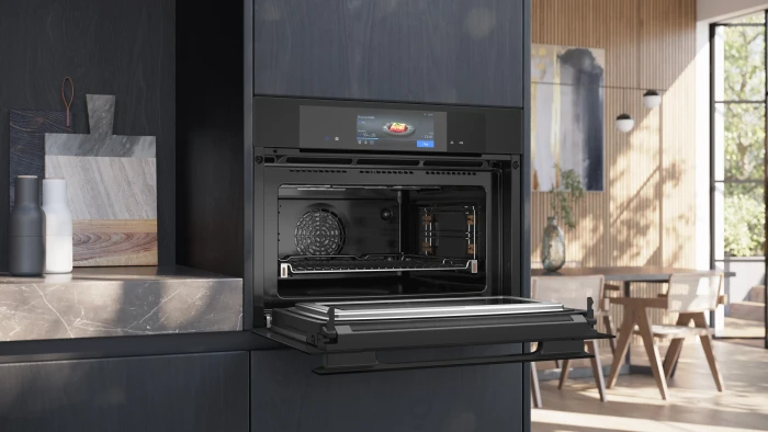 Siemens iQ700 CM978GMM1 Backofen mit Mikrowelle mattschwarz