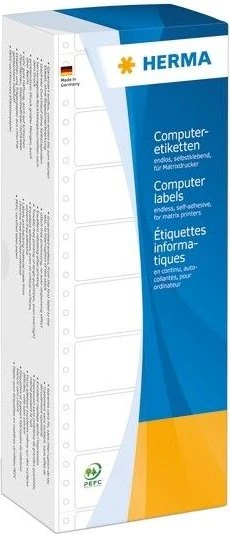 Herma Endlosetiketten, 38.1x10.3mm, weiß, seidenmatt, 24000 Etiketten