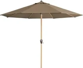 Doppler Alu Wood Ultra Sonnenschirm 350cm greige