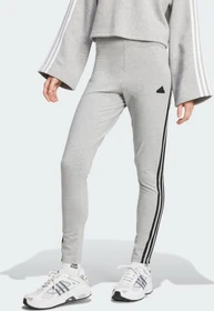 adidas Future Icons 3-Streifen Hose lang medium grey heather/black (Damen)