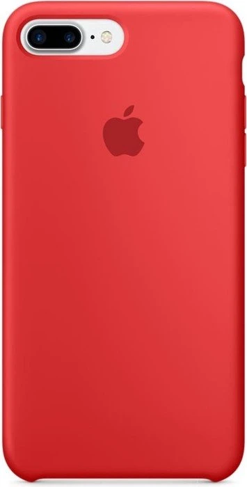 Apple Silikon Case für iPhone 7 Plus rot