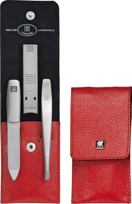 Zwilling Twinox Asian Competence Maniküre/Pediküre-Set rot 3-teilig