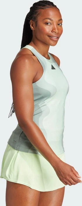 adidas Tennis Heat.RDY Pro Y-Tanktop Funktionsshirt ärmellos semi green spark/green spark (Damen)
