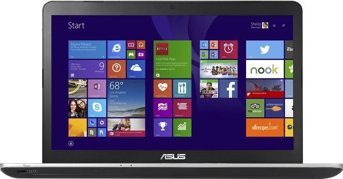 ASUS N751JX-T4032T, silber, Core i7-4720HQ, 8GB RAM, 1TB HDD, GeForce GTX 950M, DE