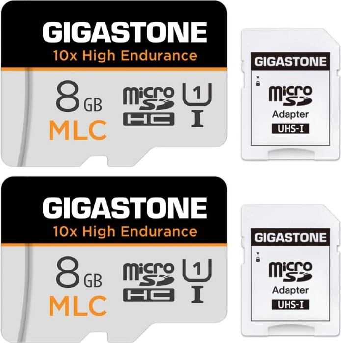 Gigastone 10x High Endurance R85/W15 8GB Kit, UHS-I U1, Class 10, 2er-Pack