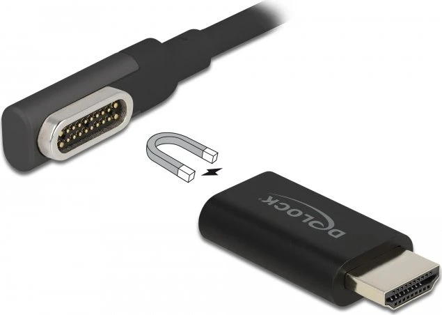 DeLOCK USB-C 3.1 [Stecker] auf HDMI [Stecker] 4K 60Hz Adapterkabel schwarz, 1.2m
