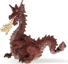 Papo Die Bezaubernde Welt - Red dragon with flame