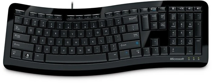 Microsoft OEM Comfort Curve Keyboard 3000 schwarz, USB, PL
