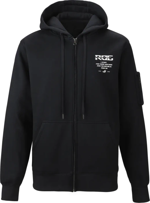 ASUS ROG Pixel Game Zip Hoodie schwarz (Herren)