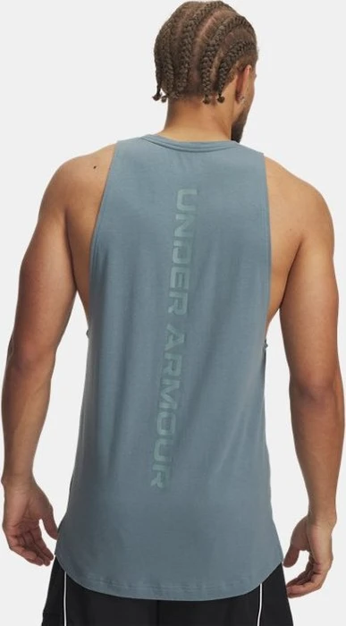 Under Armour Baseline Funktionsshirt ärmellos jasper blue/serpentine (Herren)