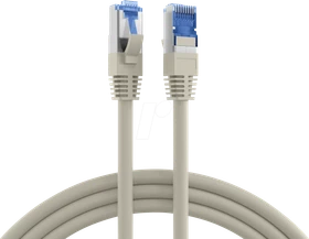 EFB Elektronik TPE Superflex Patchkabel, Cat7/Cat6a, S/FTP, RJ-45/RJ-45, 25m, grau