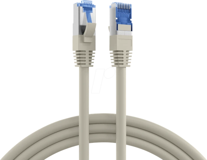 EFB Elektronik TPE Superflex Patchkabel, Cat7/Cat6a, S/FTP, RJ-45/RJ-45, 25m, grau