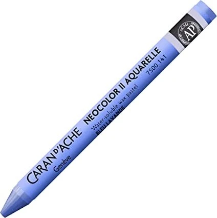 Caran d'Ache Neocolor II Aquarelle Wachskreide, ultramarin hell, 10er-Pack