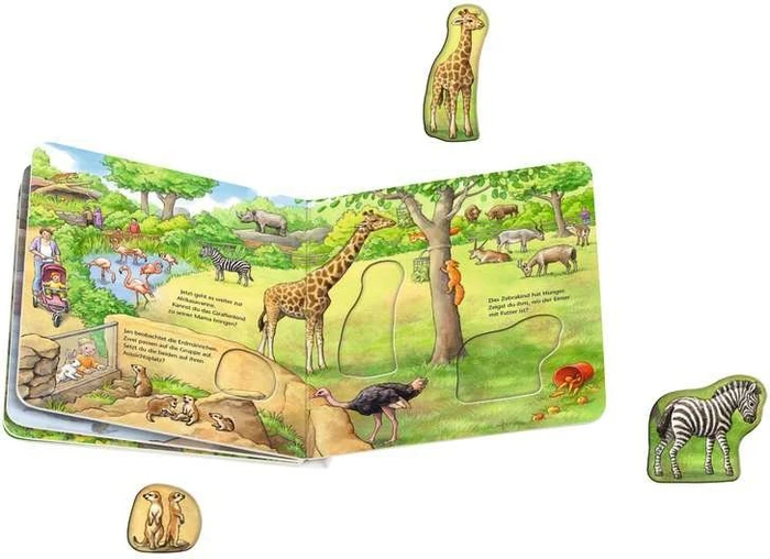 Ravensburger Puzzle Mein großes Puzzle-Spielbuch Zoo