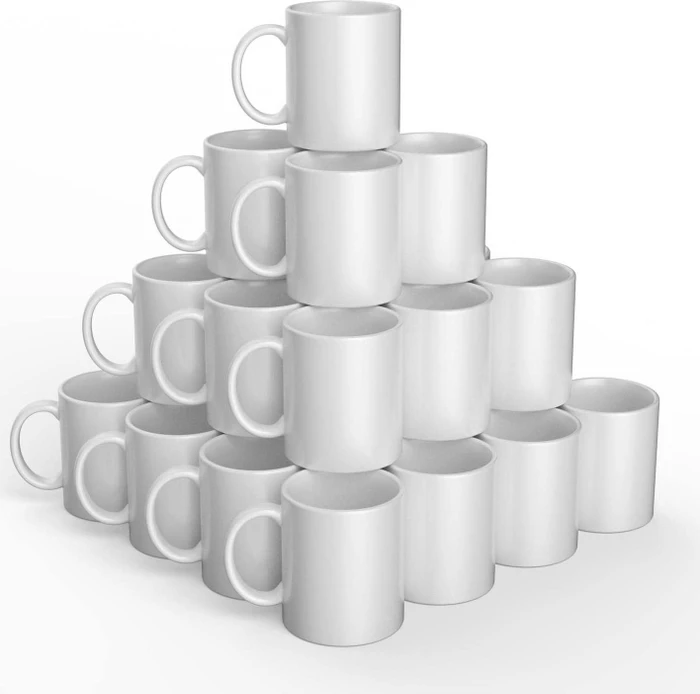 Cricut Mug Press Bedruckbare Tasse 340ml, weiß, 36 Stück