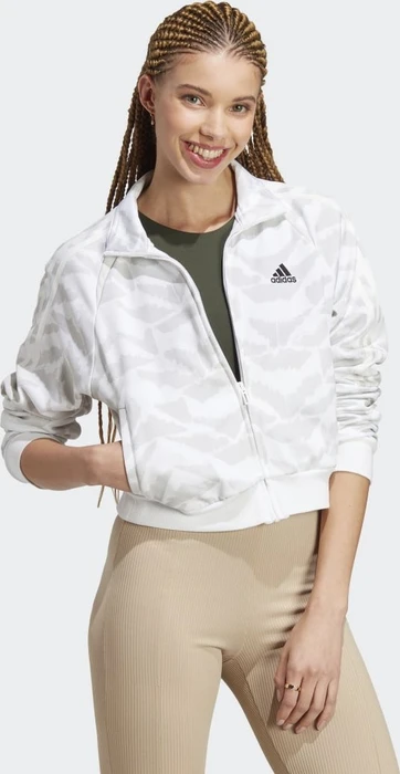 adidas Tiro Suit-Up Lifestyle Trainingsjacke white/grey one (Damen)