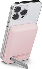 Belkin BoostCharge Magnetic Wireless Power Bank 5K + Stand rosa