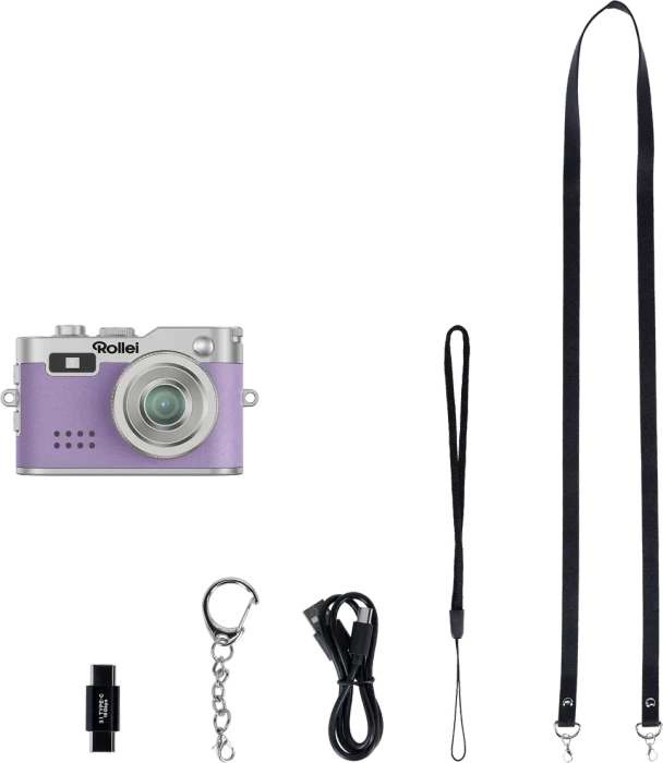 Rollei Mini-Digitalkamera violett