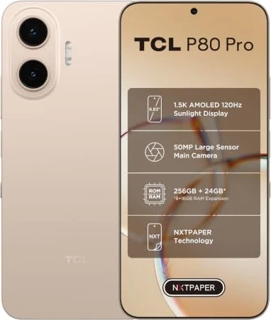TCL P80 Pro 256GB sunlit gold