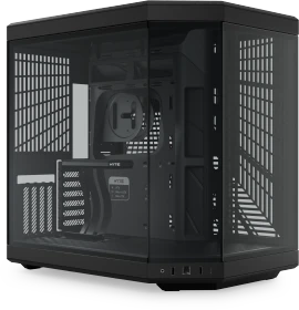 Hyte Y70 Black, schwarz, Glasfenster