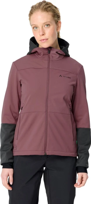 Vaude Qimsa Hooded Softshell Fahrradjacke ruby dusk (Damen)