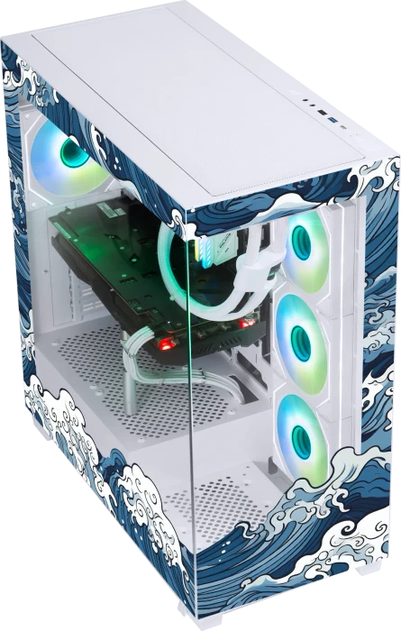BitFenix CETO Premium Wave version, Glasfenster