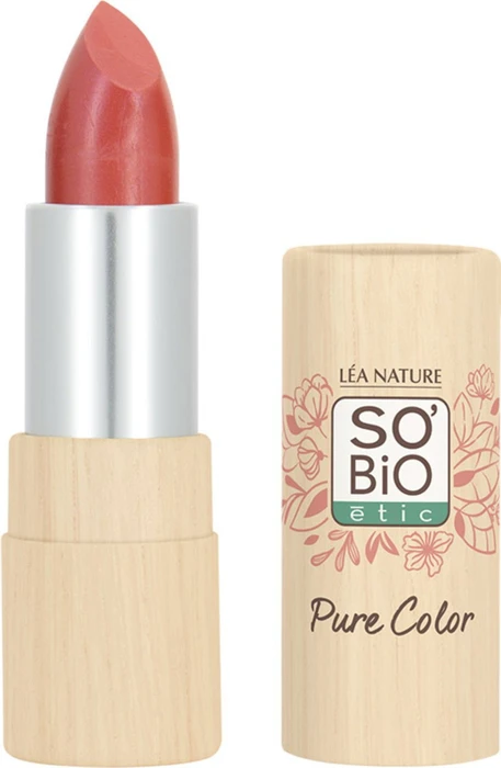 So'Bio étic Couleur & Soin Lipstick 02 corail lumiere, 4.5g