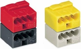 Wago 4-Leiter-Buchsenklemme, 500 Stück