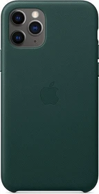 Apple Leder Case für iPhone 11 Pro waldgruen