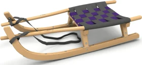 Kathrein Einsitzer Touren Rennrodel violett/grau