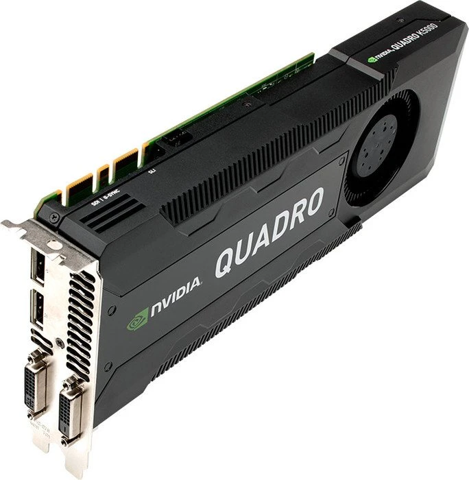PNY Quadro K5000, 4GB GDDR5, 2x DVI, 2x DP