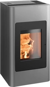 Haas+Sohn HSP 2.Cube Pelletofen anthrazit/tief-schwarz