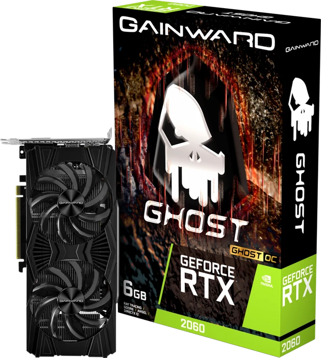 Gainward GeForce RTX 2060 Ghost, 6GB GDDR6, DVI, HDMI, DP
