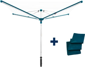 Leifheit Linomatic 500 Deluxe Cover Wäschespinne, 50m