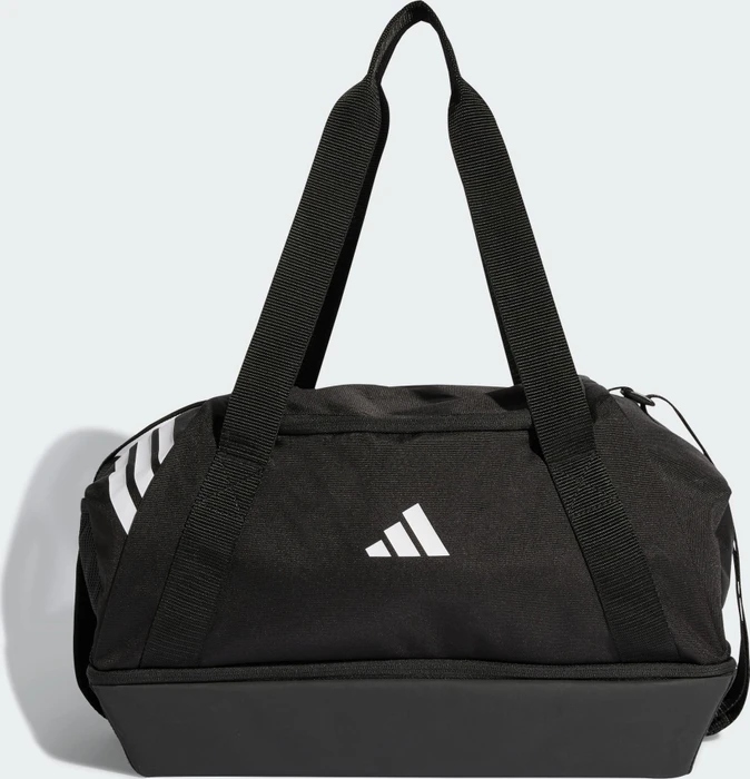 adidas Tiro Duffelbag S mit Bodenfach Sporttasche schwarz/weiß