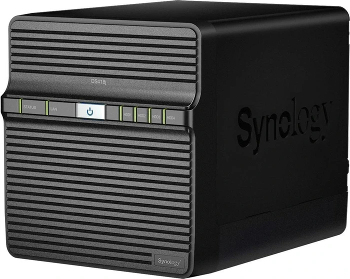 Synology DiskStation DS418j, 1GB RAM, 1x RJ-45 1000Base-T, 2x USB-A 3.0