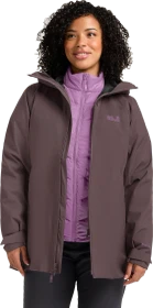 Jack Wolfskin Icecape 3in1 Down Funktionsjacke sheer plum (Damen)