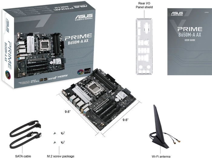 ASUS Prime B650M-A AX (AMD AM5)