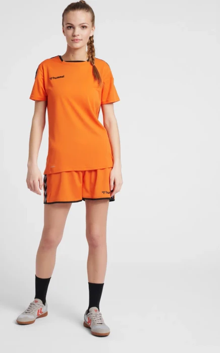 hummel Authentic Poly Jersey Funktionsshirt kurzarm orange (Damen)