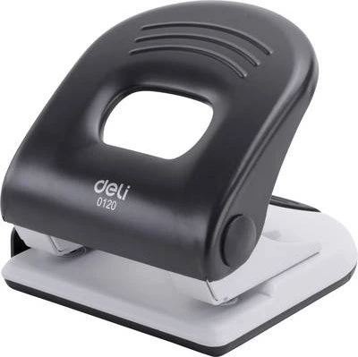 Deli E0120 Bürolocher, schwarz