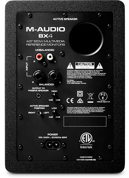 M-Audio BX4, Paar