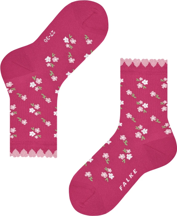 Falke Ditsy Flowers Socken fuchsia (Junior)