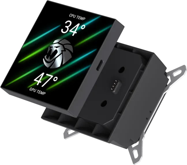 GameMax Glacier 360 BK, schwarz