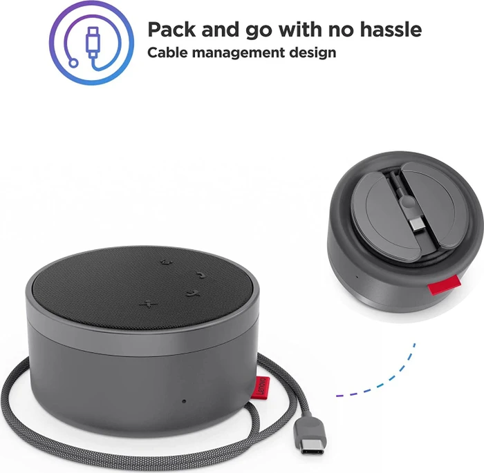 Lenovo Go Wired Speakerphone grau