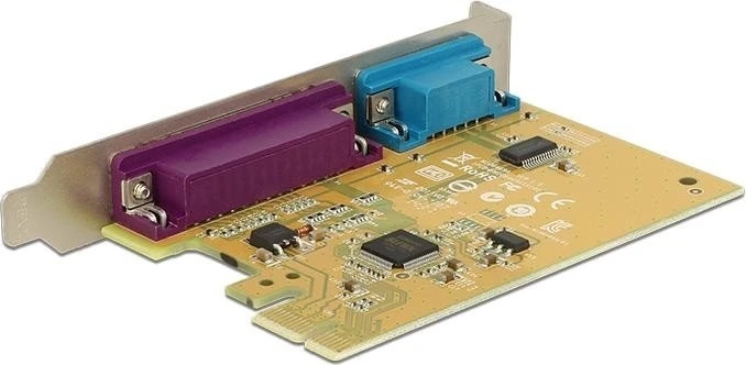 DeLOCK 1x seriell/1x parallel, PCIe 2.0 x1