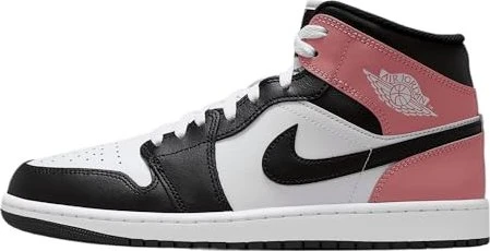 Nike Air Jordan 1 Mid white/rust pink/black (Herren)