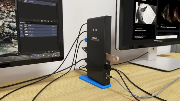 i-tec USB Dual HDMI Docking Station, USB-B 3.0 [Buchse]